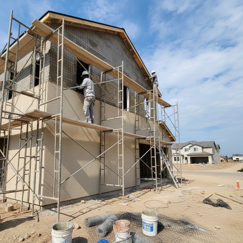 Residential Stucco Service detail